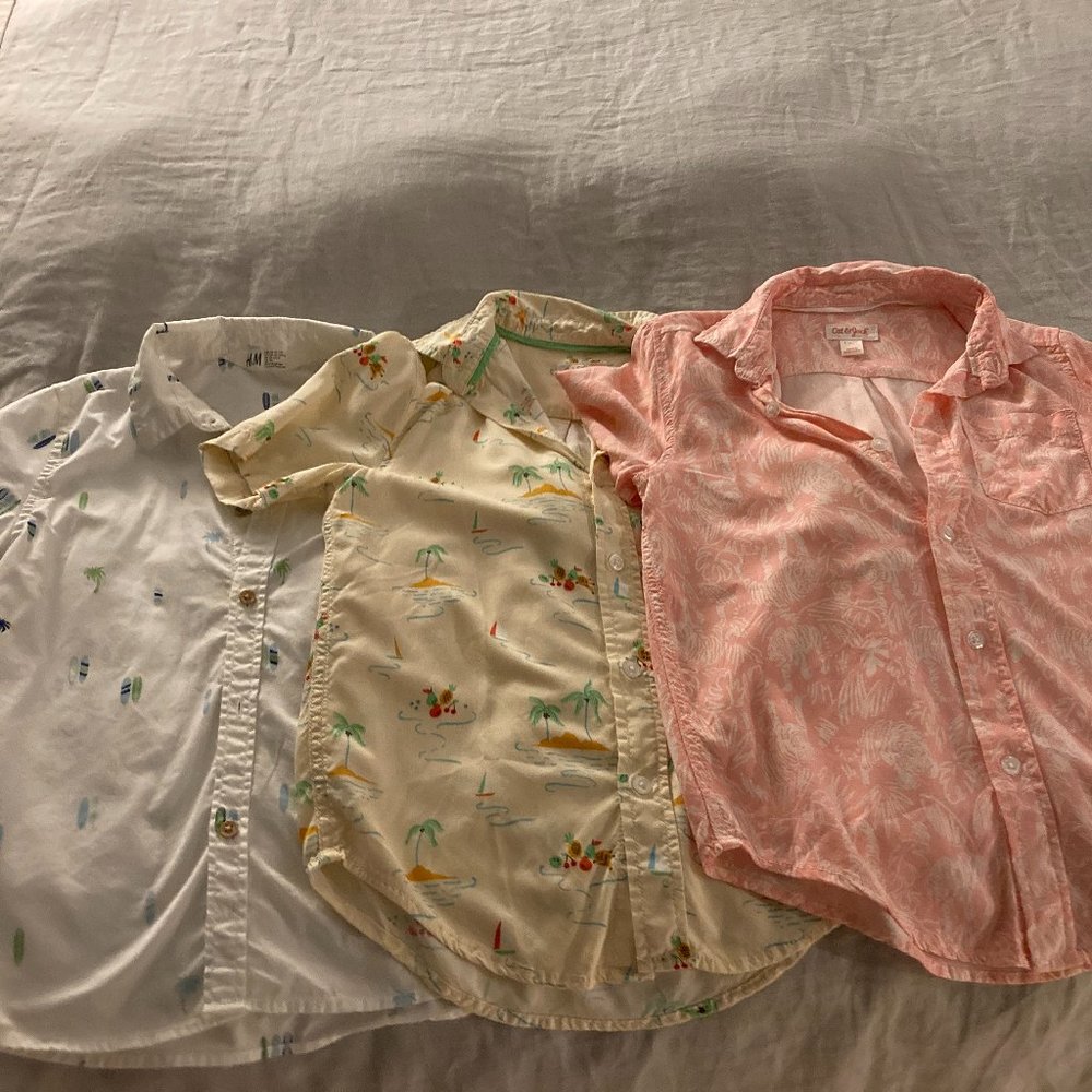 Button down SS shirts (set of 3)